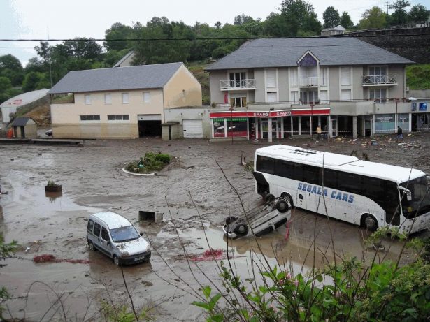 Cassagnes - Inondation de 2007